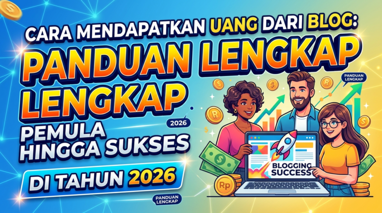 Cara Mendapatkan Uang dari Blog: Panduan Lengkap untuk Pemula hingga Sukses di Tahun 2026