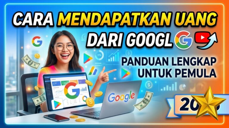 Cara Mendapatkan Uang dari Google: 7 Peluang yang Realistis untuk Pemula